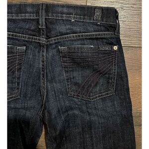 7 For All Mankind Women's Dojo Flare Jeans Size 25 x 32 Inseam Y2K